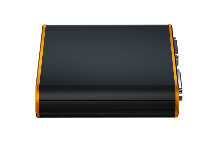 Rear port view of AutoTuner tool showing Ethernet, USB, and power ports