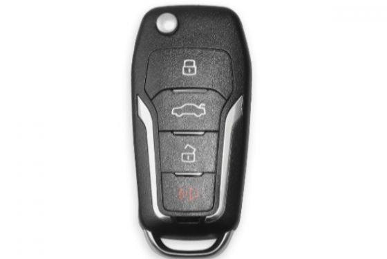 Xhorse XKFO01EN Flip Key โ Ford Style 4 Button Remote