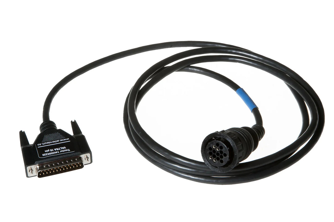 Alientech 144300K229 OBD Cable for CNH and Valtra – 16 Pin Round