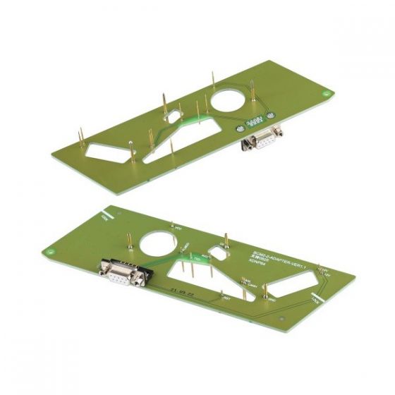 Angled shot of BCM2 reader circuit board for Audi key programming