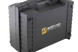 AutoTuner XL suitcase with black hard shell exterior
