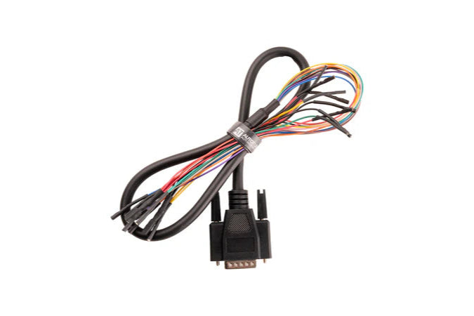 Front view of Black Universal Cable ATUC051 compatible with Auto-Tuner for ECU tuning