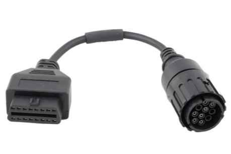 BMW motorcycle 10-pin to OBD2 diagnostic adapter cable