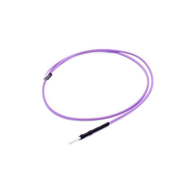 Side view of purple BOOT wire for MAGP0.10.X ECU connector with heat-shrink protection