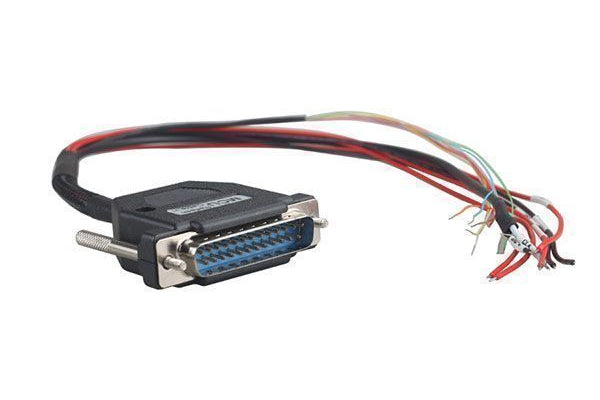 DB25 breakout cable with bare wire ends for ECU BDM/JTAG bench tuning and wiring customisation