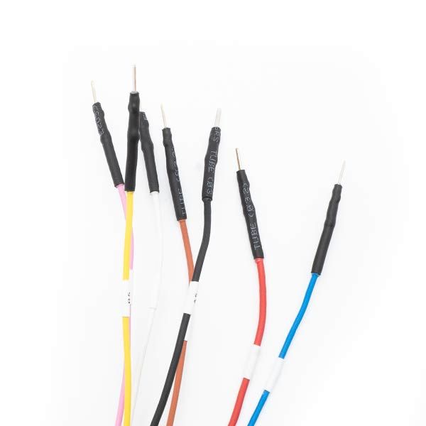 Close-up of EDC17C50 Flex cable wire terminals