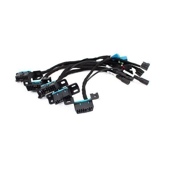 Mercedes EIS/ELV test line for W204, W212, W221, W164, W205, W222 models — compatible with VVDI MB tool for key programming and ECU diagnostics