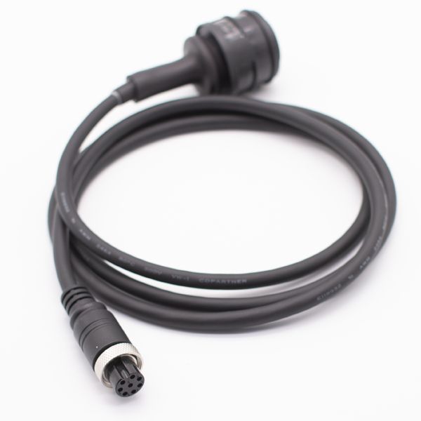 Angled shot showing DQ250 cable plug detail