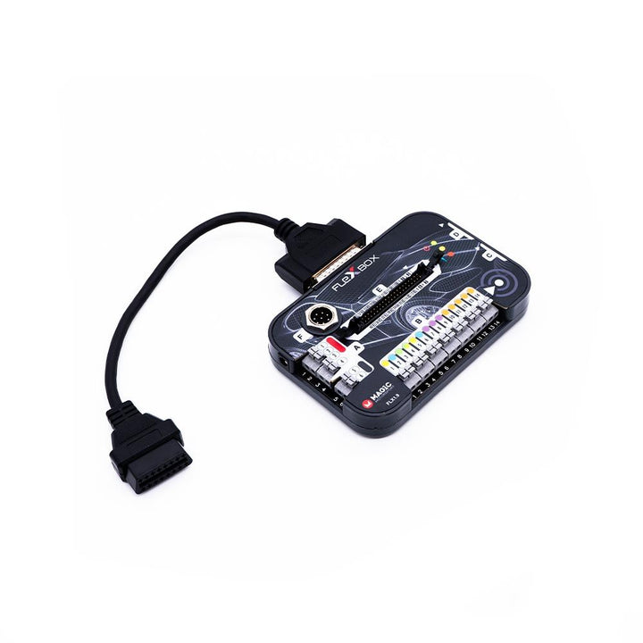 Close-up of the female OBD cable included in the kit