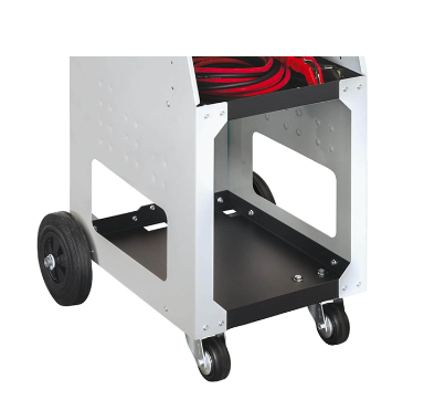 Side view of GYS trolley for GYSFLASH tool mobility