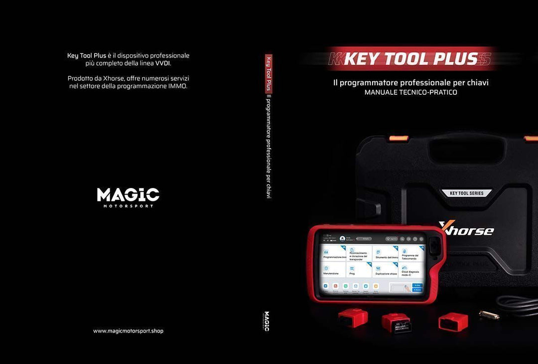 Key Tool Plus device with Magic and Xhorse branding on a black background