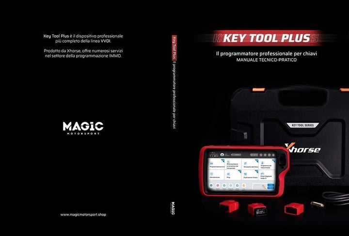 Key Tool Plus device with Magic and Xhorse branding on a black background