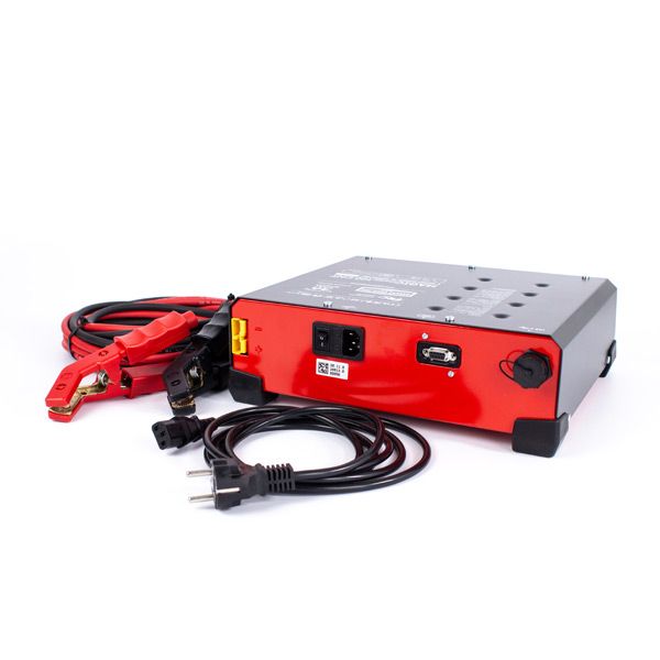 Rear view showing power input and connections