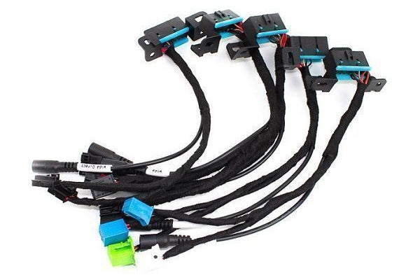 Mercedes EIS/ELV test line cable kit for W204, W212, W221, W164, W166, W205, W222 — works with VVDI MB tool for key programming and diagnostics