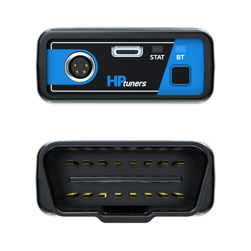 HP Tuners MPVI3 with accessories including USB cable and connectors