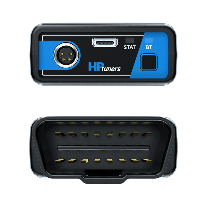 HP Tuners MPVI3 with accessories including USB cable and connectors