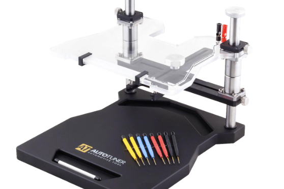 Premium ECU positioning frame with boot mode probe kit