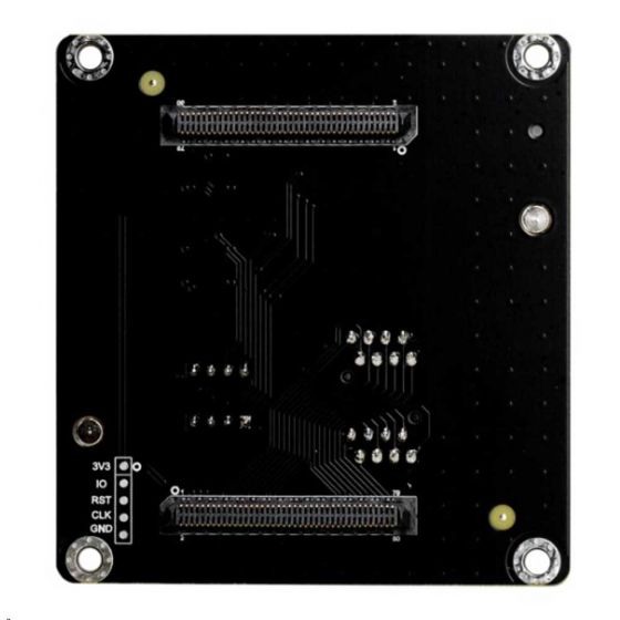 Angled view of Xhorse Multi Prog solderless adapter board