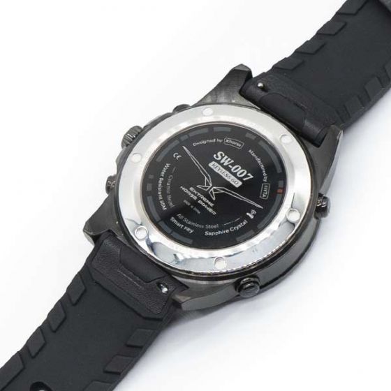 Top view of Smart Keyless Go watch from Xhorse with black dial and buttons