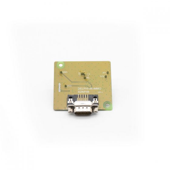 Angled view of Xhorse plug-and-play adapter for Mini Prog and Key Tool Plus