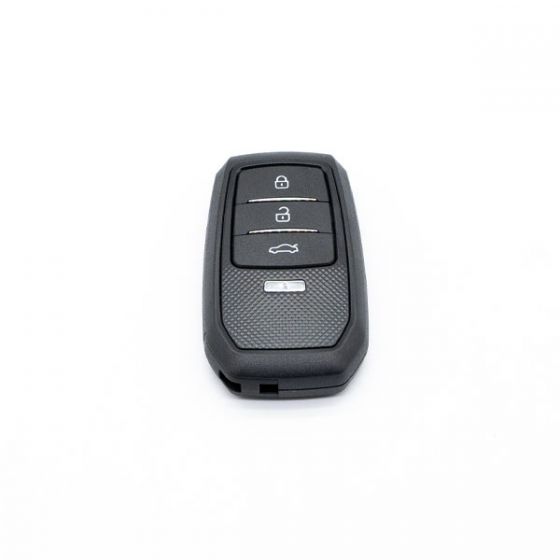 Rear view of Xhorse XSTO01EN key fob for Toyota vehicles with keyless entry