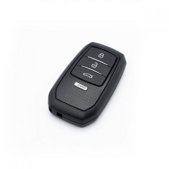 Top-down view of Toyota-compatible Xhorse smart key with XM38 chip