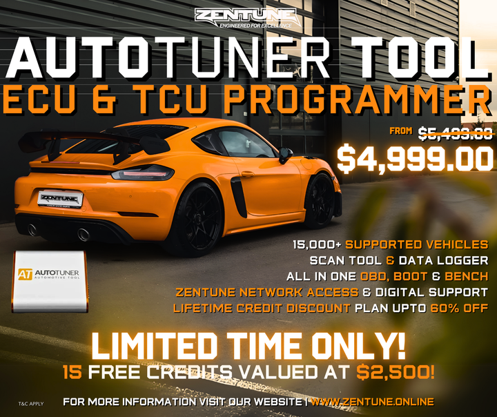 AutoTuner Zentune Edition ECU & TCU tuning tool – EOFY deal with 15 free credits

