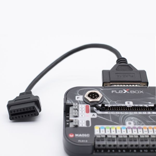 Flexbox female OBD cable