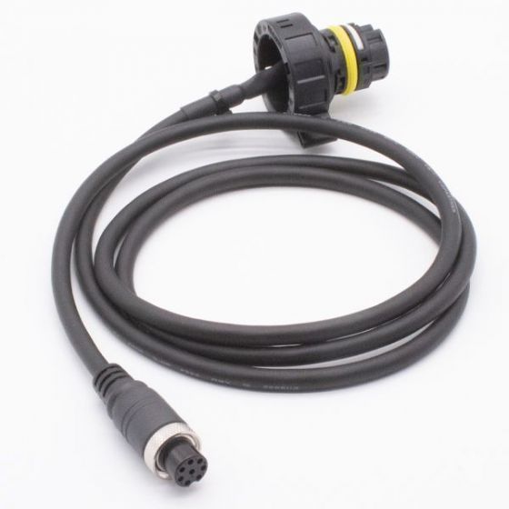 flexbox-port-f-zf8hp-type1-3 (Alt: FLEXBox Port F to ZF 8HP Type 1 cable connector close-up)