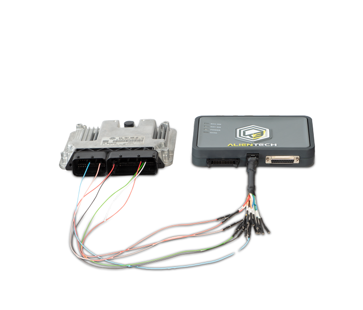 Rear view of KESS3 showing OBD, USB, and other ports – ZenTune Edition

