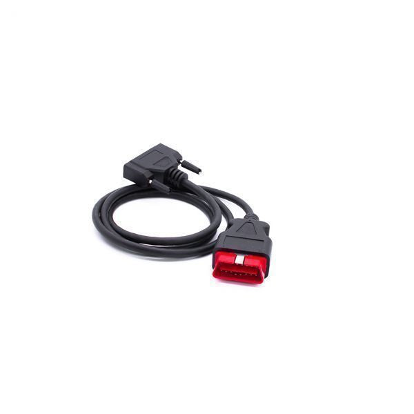 Right-angle red Flex OBD adapter cable for Magic Motorsport Flex ECU tuning systems

