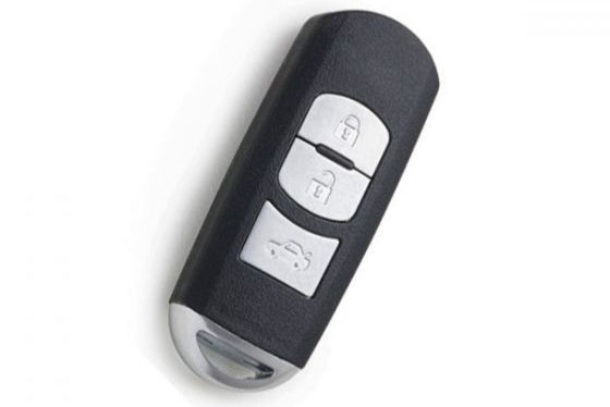 Silca MAZ25RP31 Mazda Proximity Key – Front View with 3 Buttons

