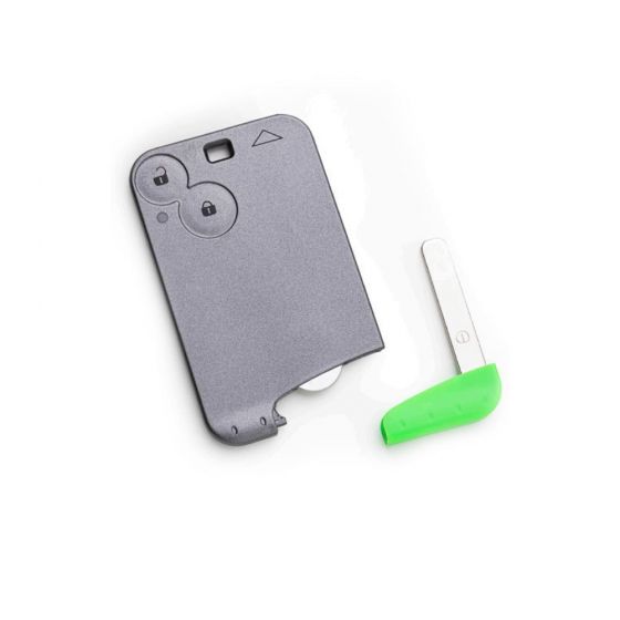 VA150S21 Renault Slot Key – Side Angle Showing Button Layout

