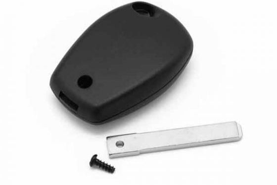 Front view of Renault 2-button XHORSE remote key with VA6 blade

