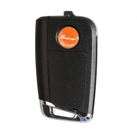XKMQB1EN Remote – Orange Top Button Detail

